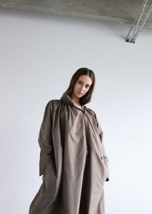 Deidre Organic Cotton Dress - Walnut