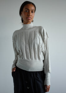 Keathley Merino Pullover - Oyester Melange