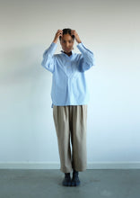 Load image into Gallery viewer, Caebel Blouse - Deadstock Shirting Stripe
