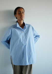 Caebel Blouse - Deadstock Shirting Stripe