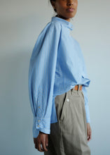 Load image into Gallery viewer, Caebel Blouse - Deadstock Shirting Stripe
