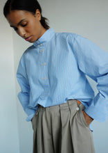 Load image into Gallery viewer, Caebel Blouse - Deadstock Shirting Stripe
