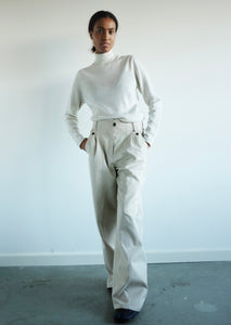 Coelle Merino Pullover - Off-white Melange