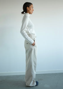 Coelle Merino Pullover - Off-white Melange