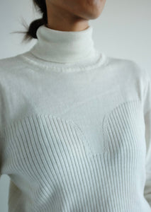 Coelle Merino Pullover - Off-white Melange