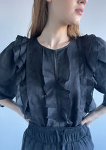 Load image into Gallery viewer, Belice Ramie Blouse - Black
