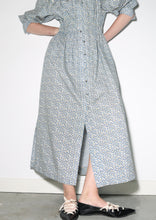 Load image into Gallery viewer, Dusine Organic Printed Cotton Dress - Print Off-white

