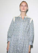 Load image into Gallery viewer, Dusine Organic Printed Cotton Dress - Print Off-white
