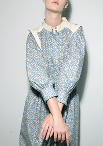 Dusine Organic Printed Cotton Dress - Print Off-white