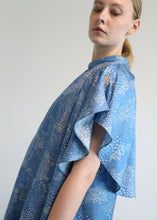 Load image into Gallery viewer, Doreen Silk Dress - Print Blue
