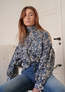 Aele printed tencel blouse