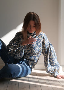 Aele printed tencel blouse