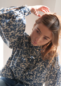 Aele printed tencel blouse