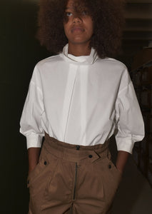 Aellish Organic Cotton Blouse - White