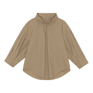 Aellish Organic Cotton Blouse - Light Brown