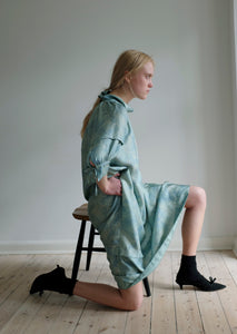 Aeloko Printed Silk Dress