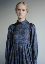 Load image into Gallery viewer, Clarise Printed Silk Dress
