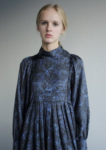Clarise Printed Silk Dress