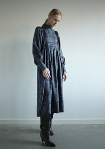 Clarise Printed Silk Dress