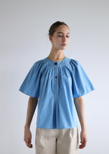 Load image into Gallery viewer, Flo Organic Cotton Blouse - Lichen Blue
