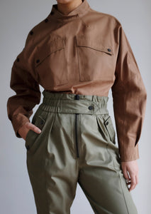 Bennet Organic Cotton Twill Shirt-jacket - Oak
