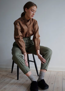 Bennet Organic Cotton Twill Shirt-jacket - Oak