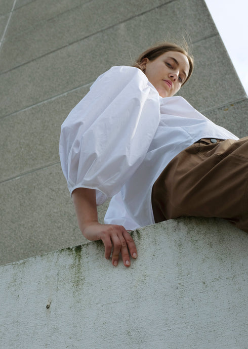Aetta Organic Cotton Blouse - White