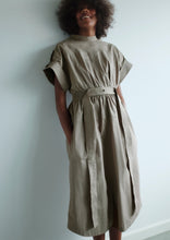 Load image into Gallery viewer, Fleur Organic Cotton Dress - Stone

