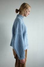 Load image into Gallery viewer, Cora Pullover - Light Blue Melange
