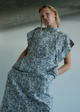 Load image into Gallery viewer, Florence Silk Dress - Print Blue
