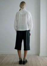 Load image into Gallery viewer, Evelyn Ramie Blouse - Bright White
