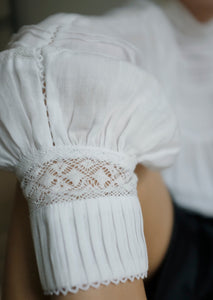 Evelyn Ramie Blouse - Bright White