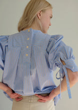 Load image into Gallery viewer, Caetta Deadstock Shirting Stripe Blouse
