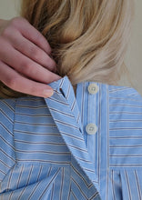 Load image into Gallery viewer, Caetta Deadstock Shirting Stripe Blouse

