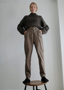 Berkeley Organic Cotton Twill Pant - Walnut