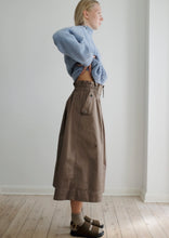 Load image into Gallery viewer, Denise Organic Cotton Twill Skirt - Walnut
