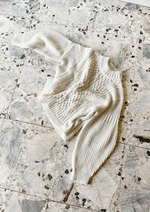 Cora Mono Wool Pullover - Off-white