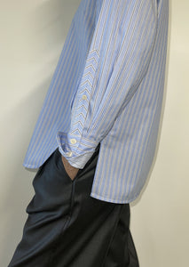 Caebel Blouse - Deadstock Shirting Stripe