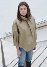 Load image into Gallery viewer, Aellish Organic Cotton Blouse - Light Brown
