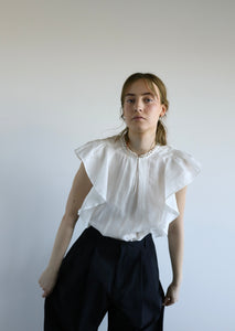 Dorris Ramie Top - Bright White